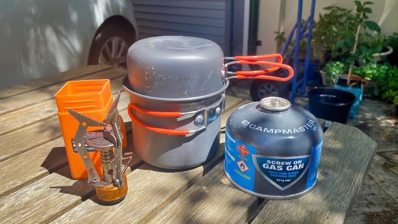 hiking gas stove for LifeTrail hikes