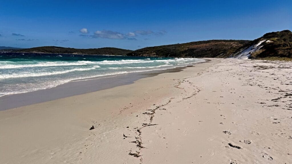 Beach hiking